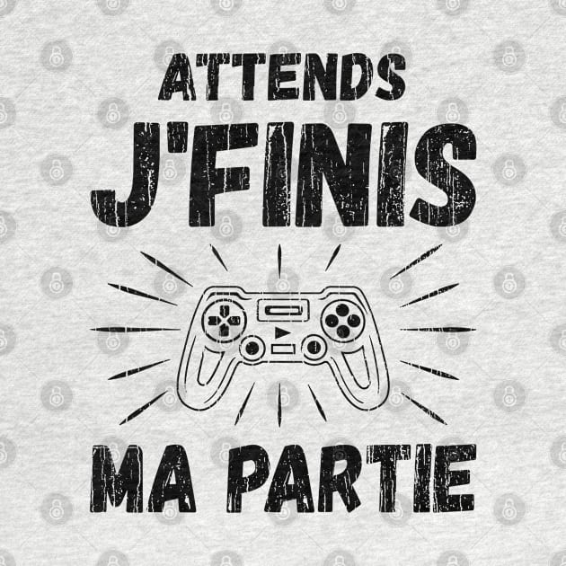 Attends JFinis Ma Partie // Black by Throbpeg